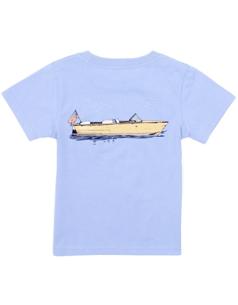 Properly Tied Boating Tradition S/S Tee Light Blue