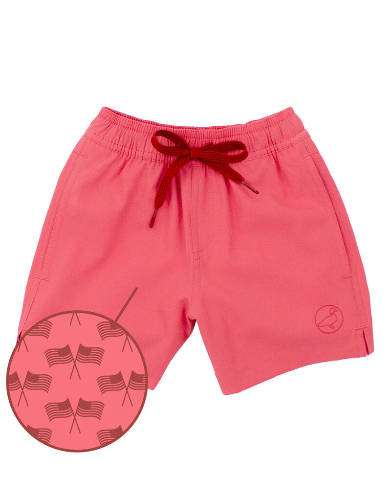 Properly Tied Splash Swim Freedom Flag