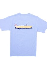 Properly Tied Mens Boating Tradition S/S Tee Light Blue