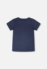 Deux par Deux Organic Cotton S/S T-Shirt Blue Seagull