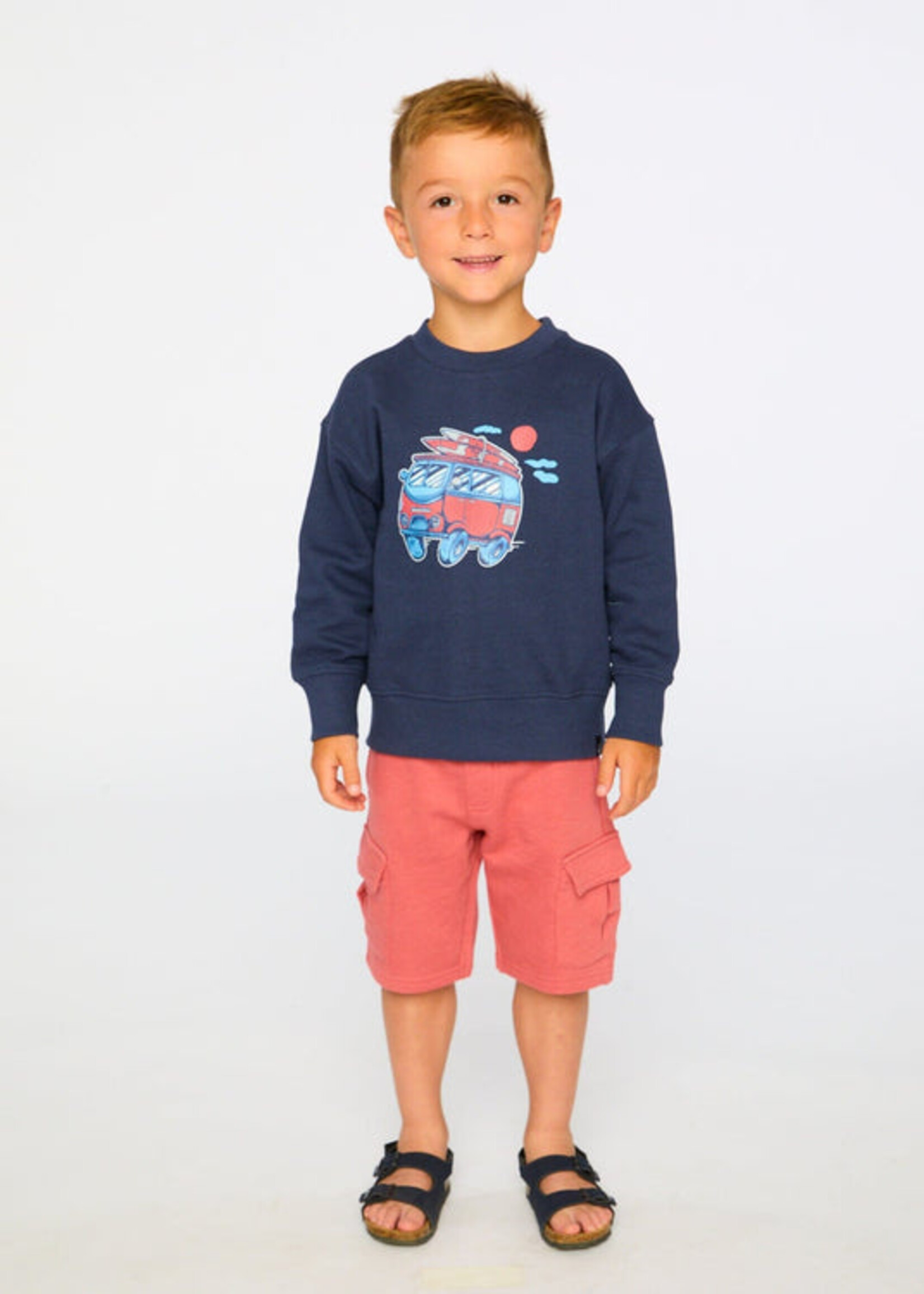 Deux par Deux French Terry Shorts Brick