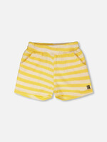 Deux par Deux SALE. Striped Shorts Yellow And White