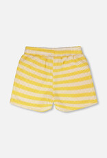 Deux par Deux Striped Shorts Yellow And White