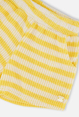 Deux par Deux Striped Shorts Yellow And White