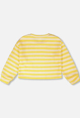 Deux par Deux Striped Sweater Yellow And White