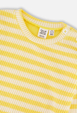 Deux par Deux Striped Sweater Yellow And White