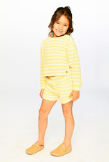 Deux par Deux Striped Sweater Yellow And White