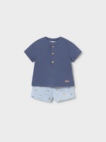 Mayoral SALE. Sailboat Print Short Shirt Set