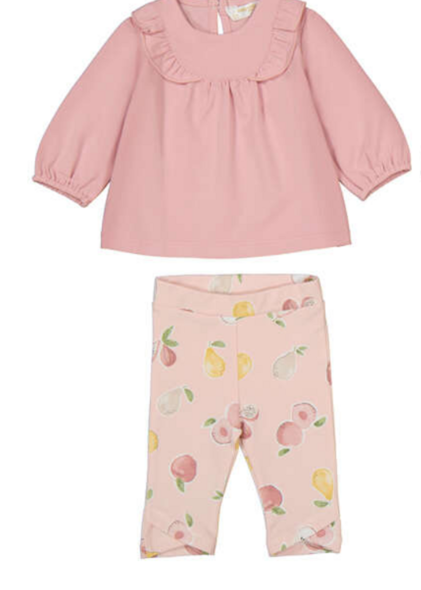 Mayoral L/S Pink Top w/Print Leggings