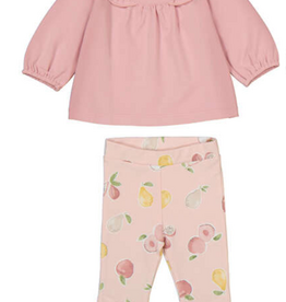Mayoral L/S Pink Top w/Print Leggings