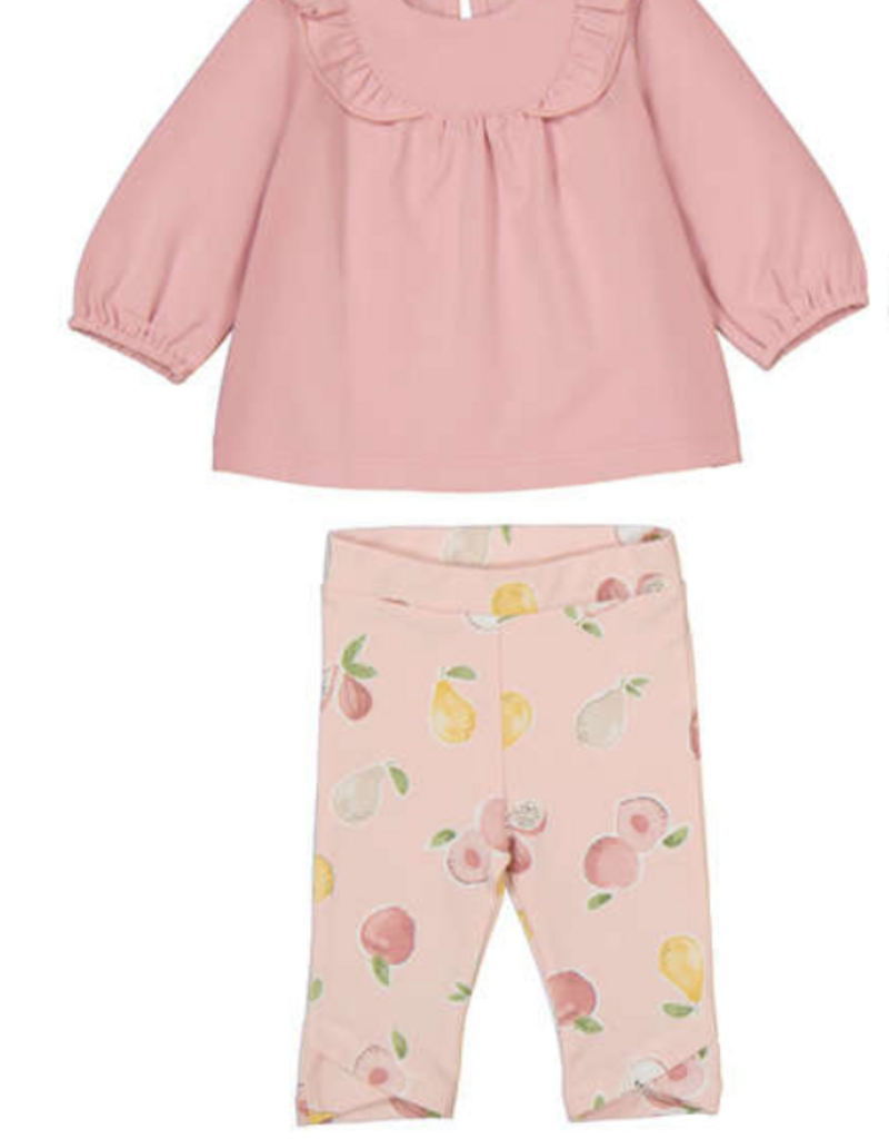 Mayoral L/S Pink Top w/Print Leggings