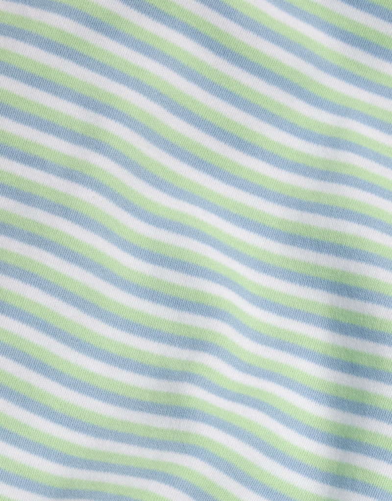 Little English Angel Sleeve Peter Pan Bubble Greenview Stripe