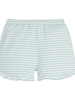 Little English SALE. Tulip Knit Short Greenview Stripe