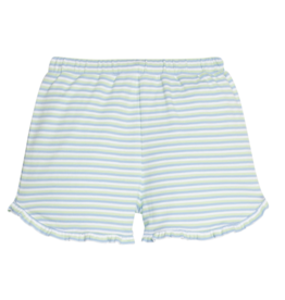 Little English Tulip Knit Short Greenview Stripe