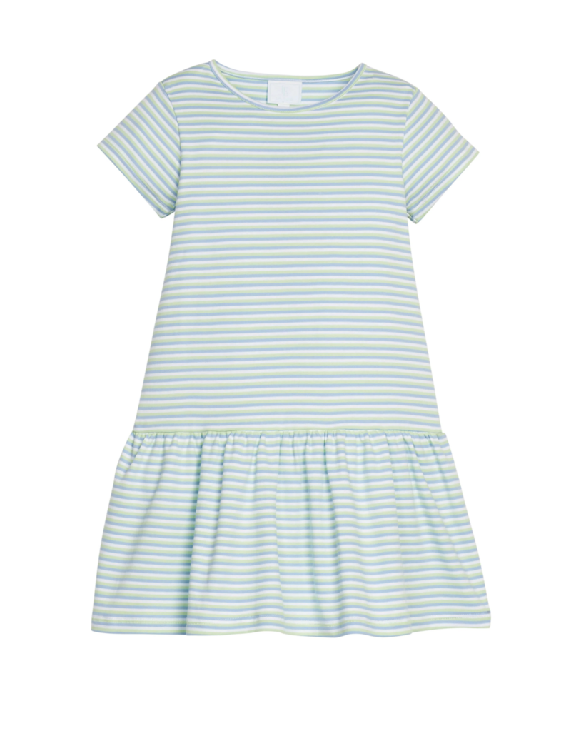 Little English Kari T- Shirt Dress Greenview Stripe