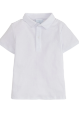 Little English Short Sleeve Polo White