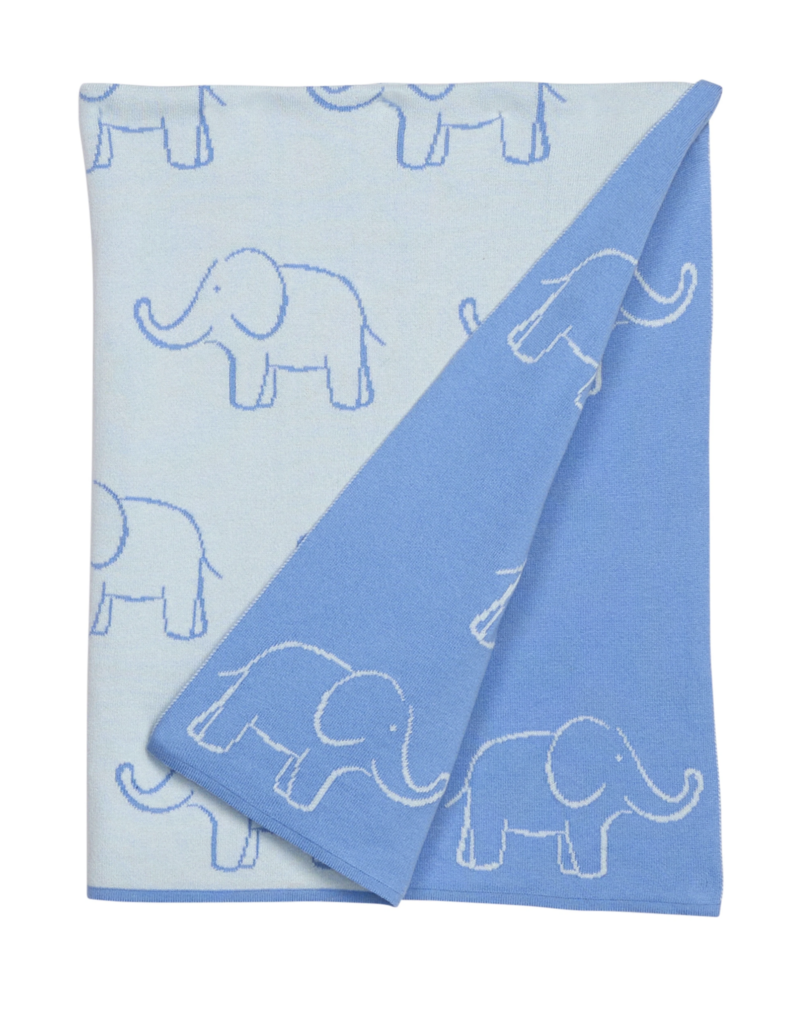 Little English Nursery Blanket - Blue Elephant Blue Elephant OS