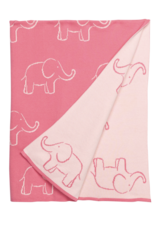 Little English Nursery Blanket - Pink Elephant Pink Elephant
