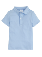 Little English Light Blue Short Sleeve Polo