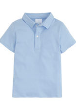 Little English Short Sleeve Polo Light Blue