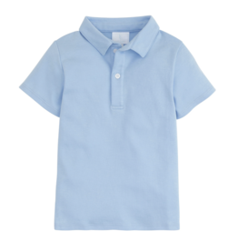 Little English Short Sleeve Polo Light Blue