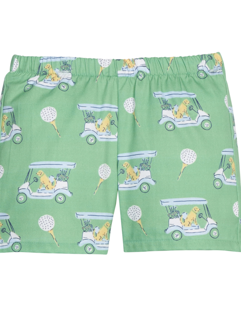 Little English Basic Short Blue Paws on Par