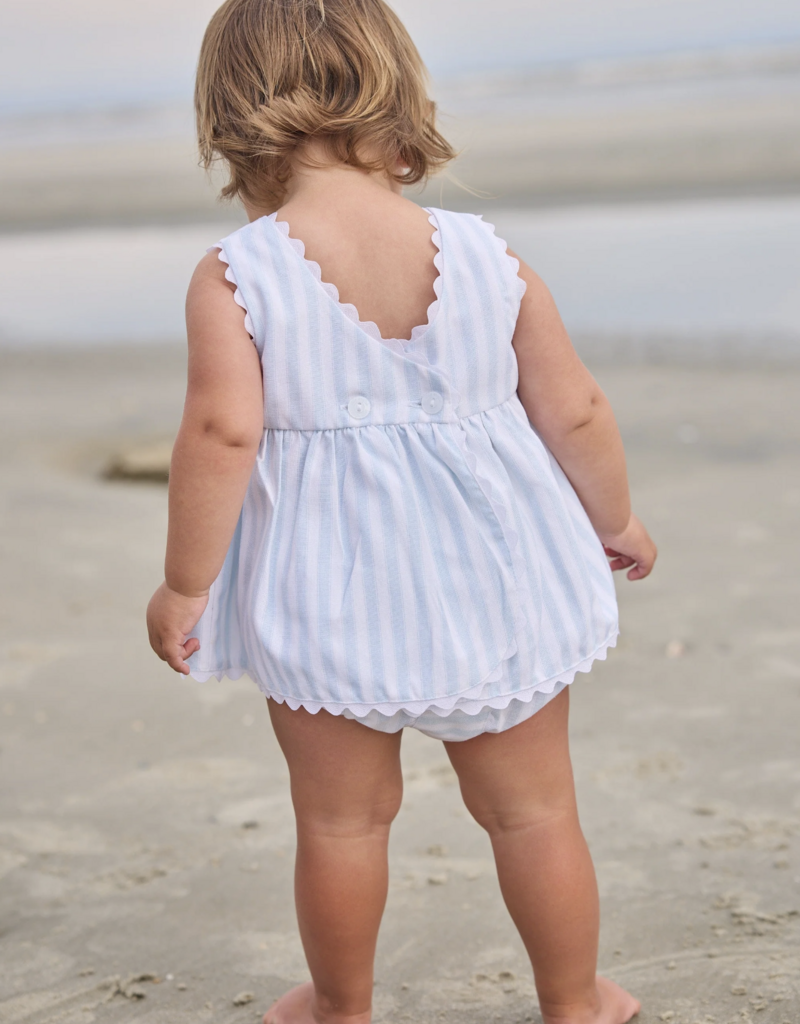 Little English Mary Dee Diaper Set Savannah Stripe