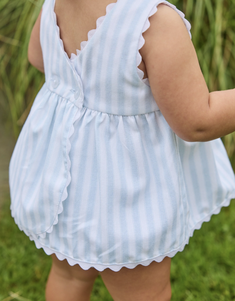 Little English Mary Dee Diaper Set Savannah Stripe