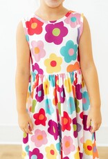 Mila & Rose Cheerful Blooms Tank Twirl Dress