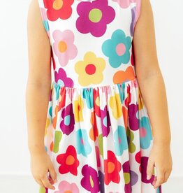 Mila & Rose Cheerful Blooms Tank Twirl Dress