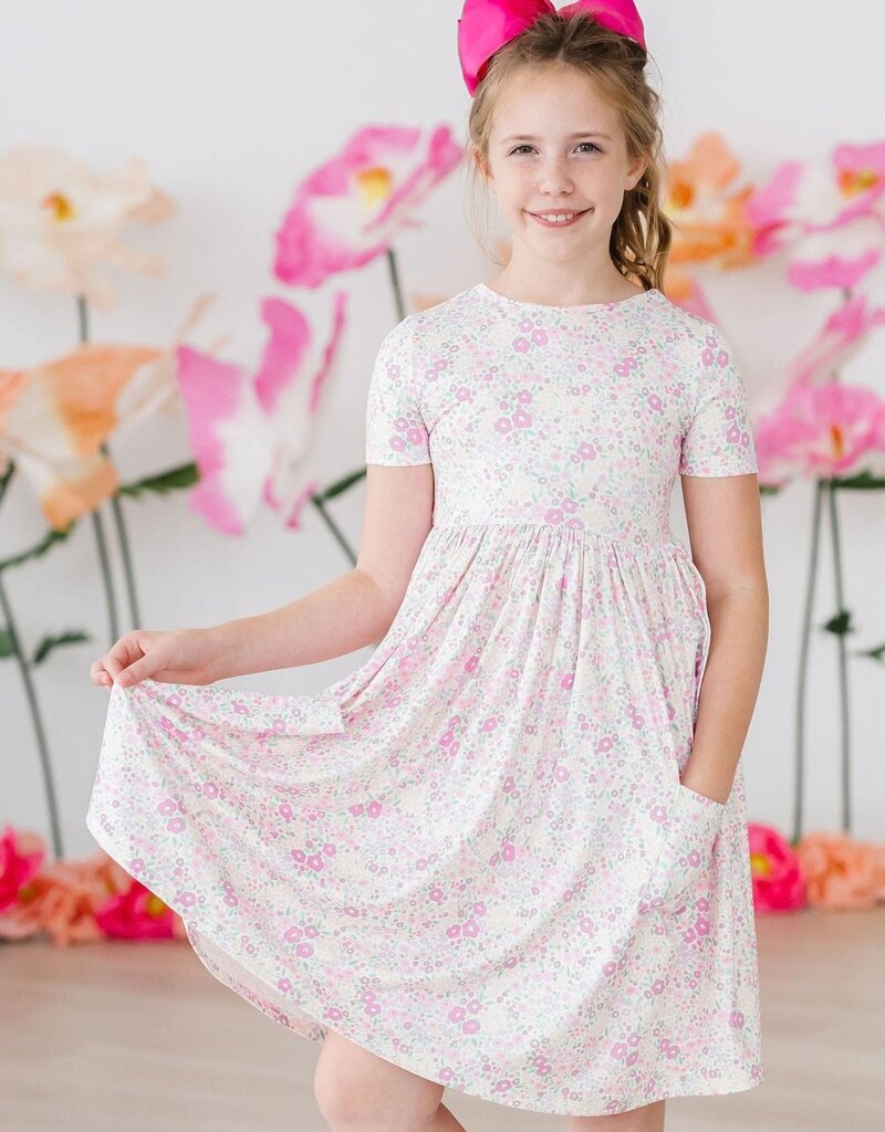 Mila & Rose Blooming Beauty S/S Pocket Twirl Dress