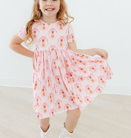 Mila & Rose Girls Best Friend S/S Pocket Twirl Dress