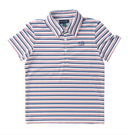 Prodoh S/S Pro Perf Polo Independence Day Stripe