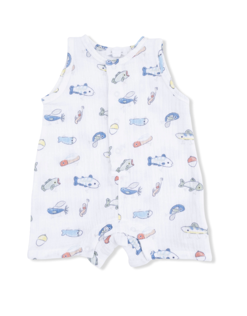 Angel Dear Fishing Lures Sleeveless Shortie Romper