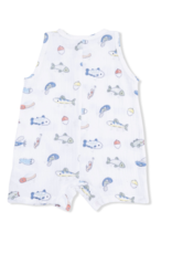 Angel Dear Fishing Lures Sleeveless Shortie Romper