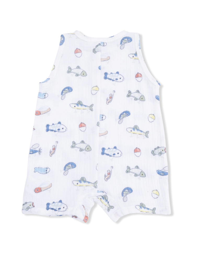 Angel Dear Fishing Lures Sleeveless Shortie Romper
