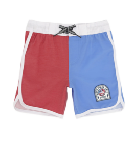 Feather 4 Arrow Scallop Boardshort True Red