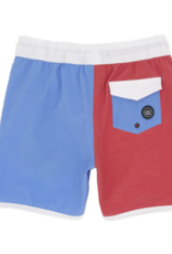 Feather 4 Arrow Scallop Boardshort True Red