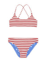 Feather 4 Arrow SALE. Waverly Reversible Bikini True Red