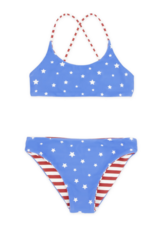 Feather 4 Arrow Waverly Reversible Bikini True Red