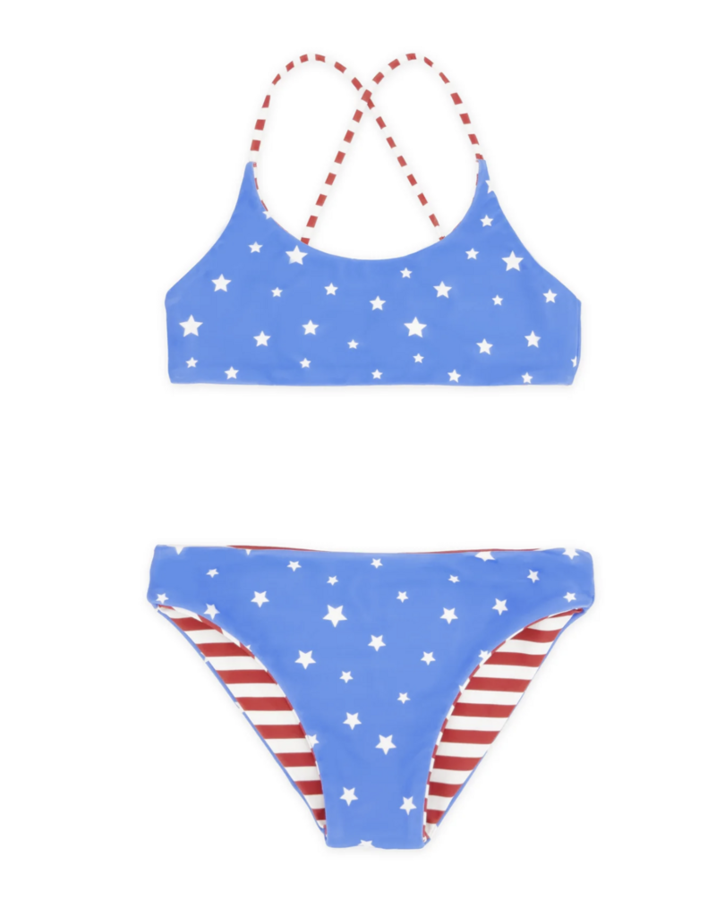 Feather 4 Arrow Waverly Reversible Bikini True Red