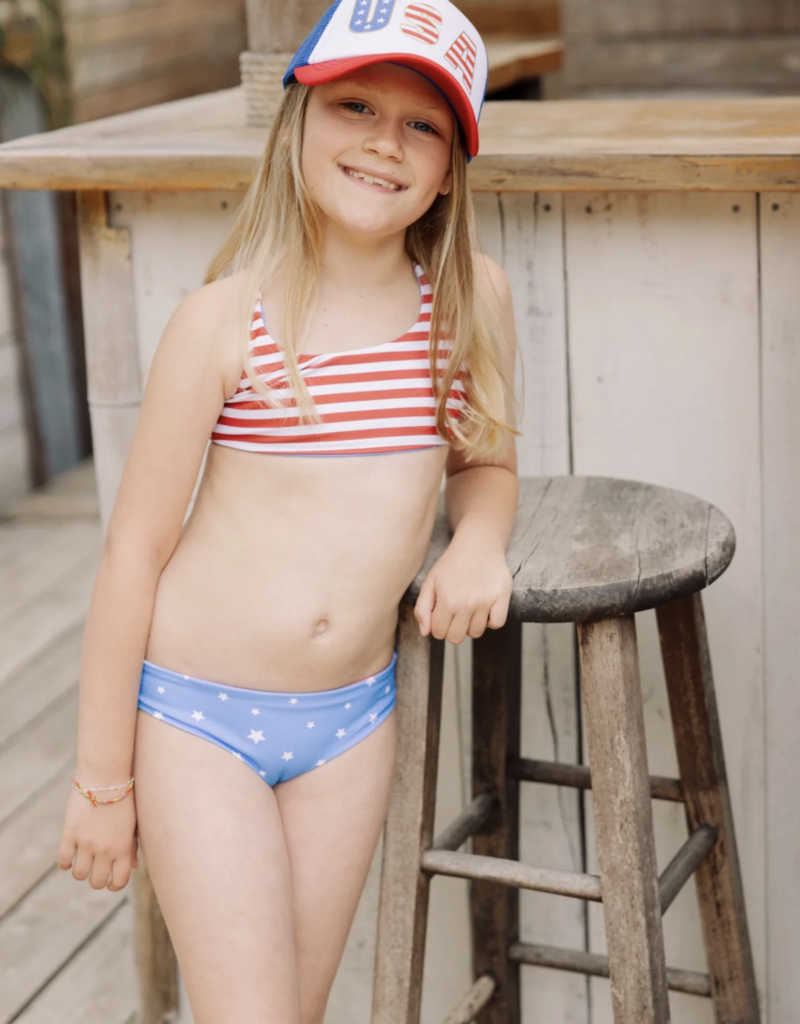 Feather 4 Arrow Waverly Reversible Bikini True Red