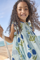 Pink Chicken girls jaipur dress - light blue dandelion