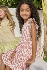 Pink Chicken elsie dress - pink dahlia floral
