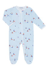 Nellapima Sailing Boats Zipper Footie