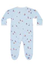 Nellapima Sailing Boats Zipper Footie