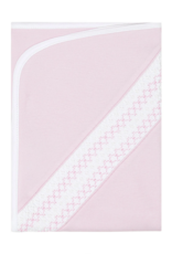 Nellapima Signature Smocked Girls Pink Receiving Blanket