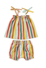 Tea Collection TIE SHOULDER BABY SET SAN SEBASTIAN STRIPE