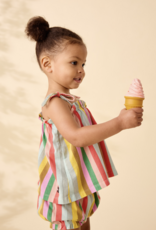 Tea Collection TIE SHOULDER BABY SET SAN SEBASTIAN STRIPE