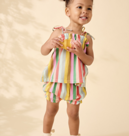 Tea Collection TIE SHOULDER BABY SET SAN SEBASTIAN STRIPE